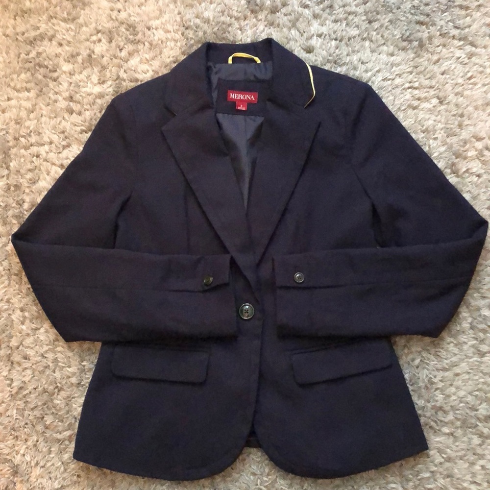 Merona Navy Blue Blazer